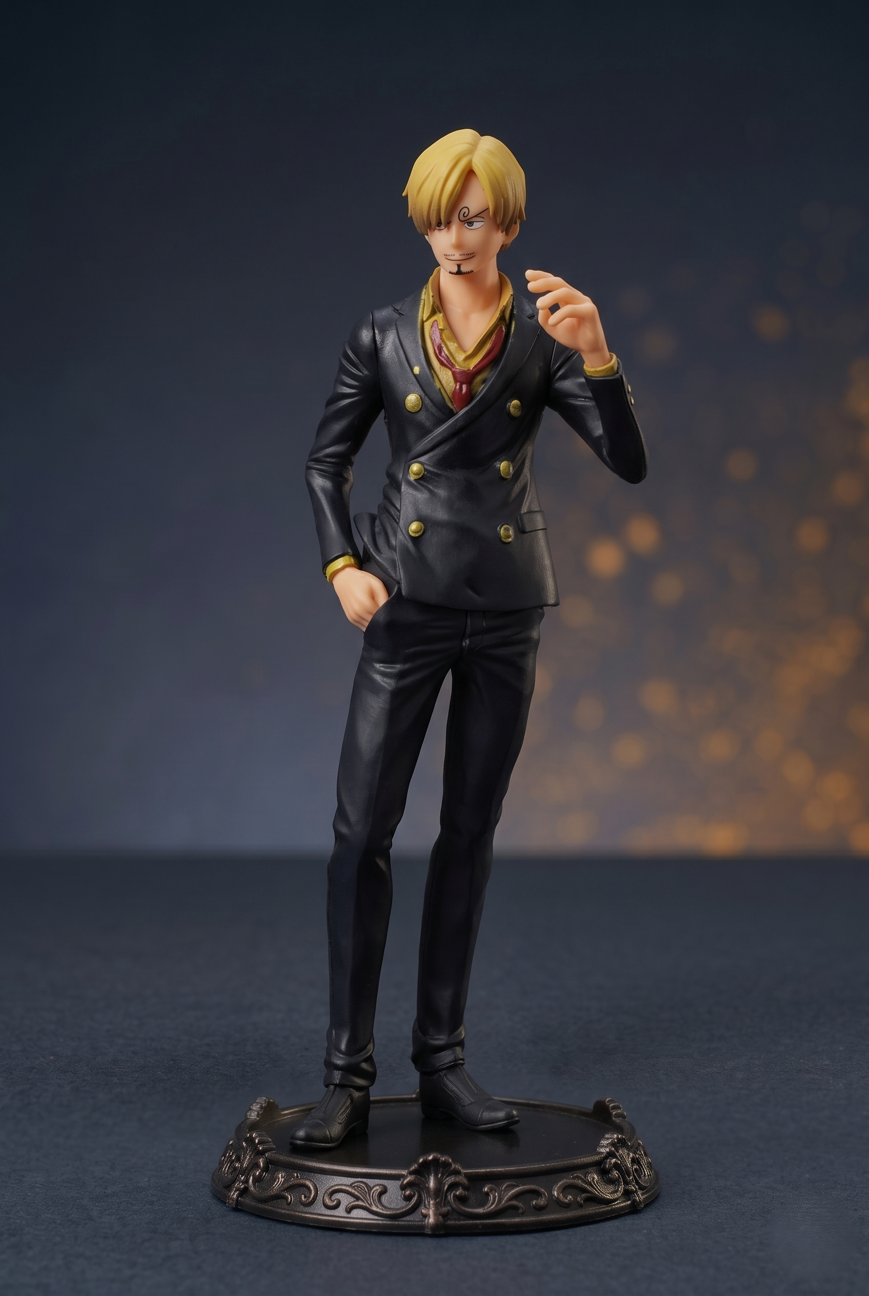One Piece: Vinsmoke Sanji 26cm Statue – Black Suit Edition (Exclusive Collection)