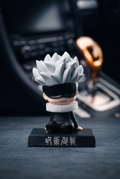 Jujutsu Kaisen: Satoru Gojo Chibi Bobblehead Figure – Sitting Blindfold Edition