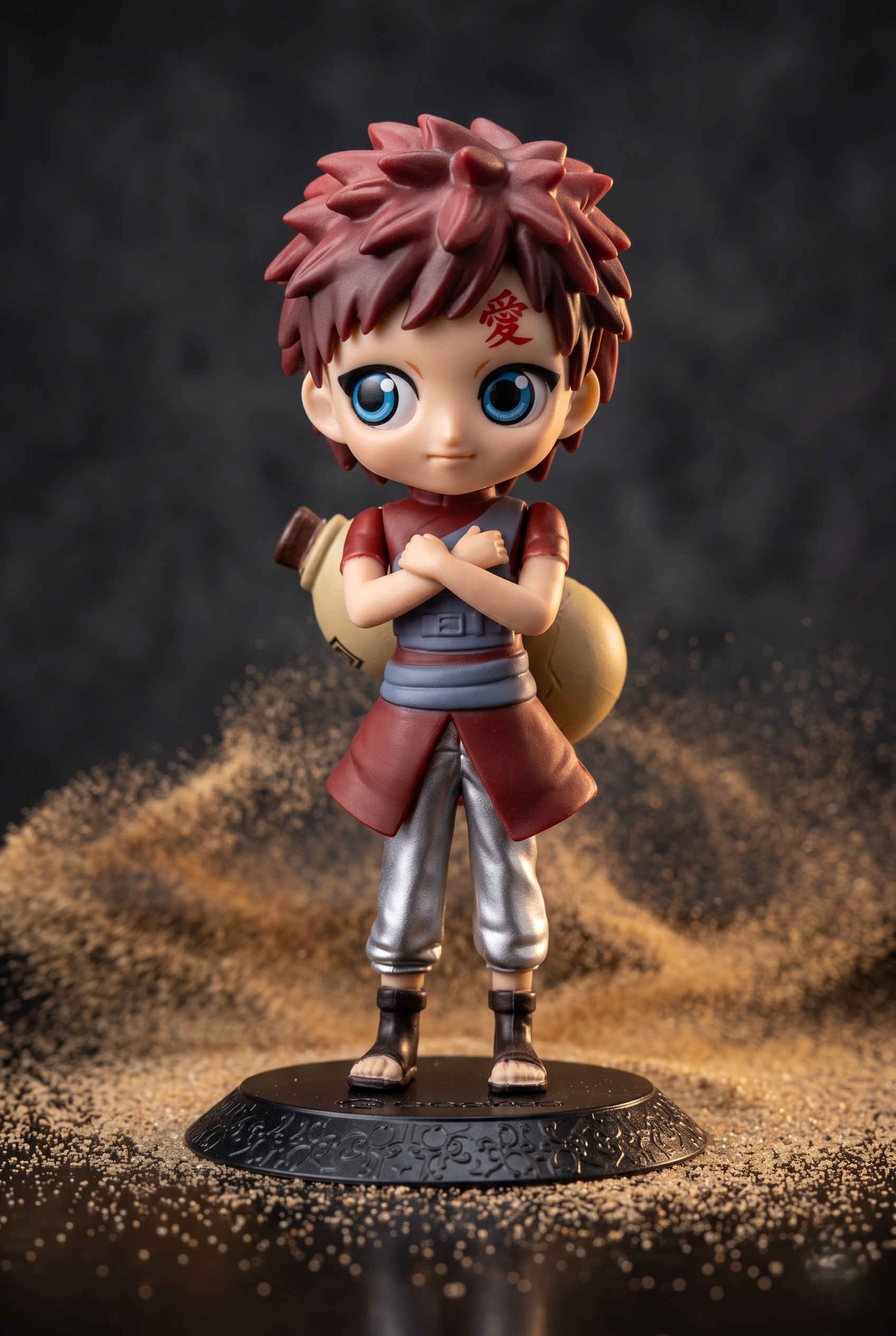 Naruto Shippuden: Gaara of the Sand 15cm Chibi Figure – Standing Kazekage Edition