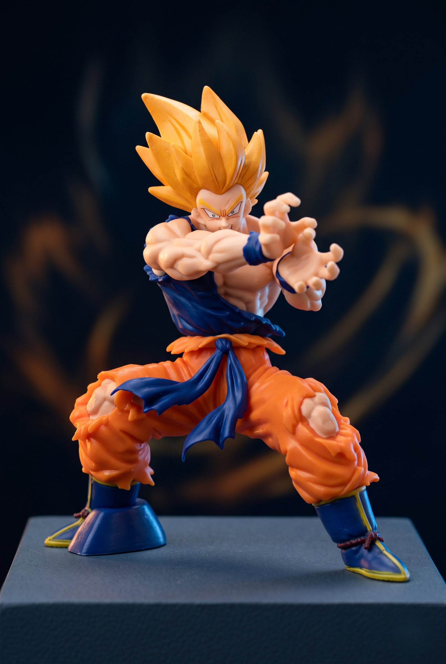DBZ Goku Stone Base Anime Action Figure (16cm)
